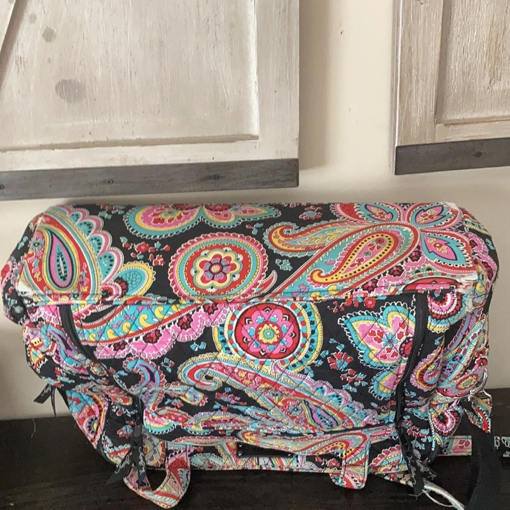 VERA BRADLEY Large quilted Baby BAG or whatever Bag